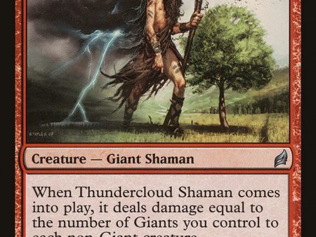 Thundercloud Shaman [Lorwyn] Online now