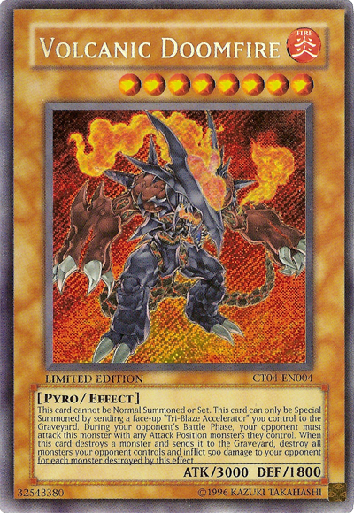 Volcanic Doomfire [CT04-EN004] Secret Rare Hot on Sale