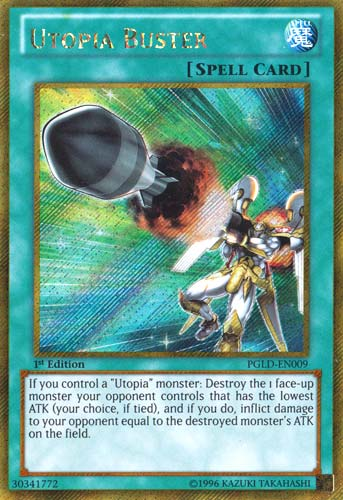 Utopia Buster [PGLD-EN009] Gold Secret Rare For Cheap