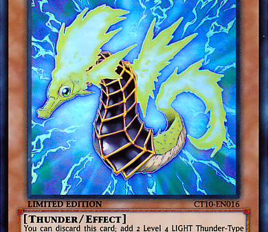 Thunder Sea Horse [CT10-EN016] Super Rare Hot on Sale