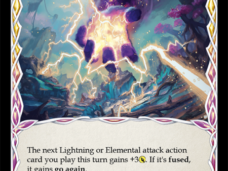 Weave Lightning (Red) [ELE180] (Tales of Aria)  1st Edition Rainbow Foil Sale