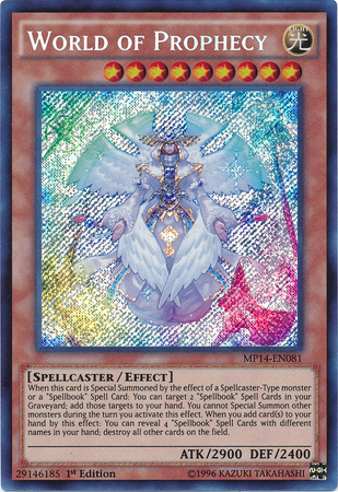 World of Prophecy [MP14-EN081] Secret Rare Supply