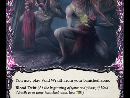 Void Wraith (Red) [MON209-RF] 1st Edition Rainbow Foil For Cheap