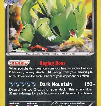 Tyranitar (56 124) (Cosmos Holo) [XY: Fates Collide] Online Sale