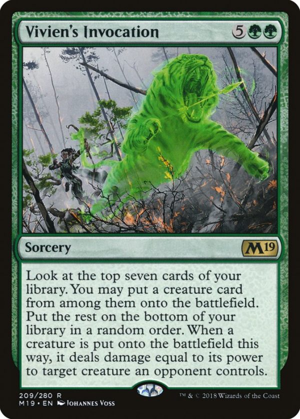 Vivien s Invocation [Core Set 2019] Supply