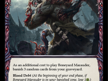 Boneyard Marauder (Red) [MON135] 1st Edition Normal Online now