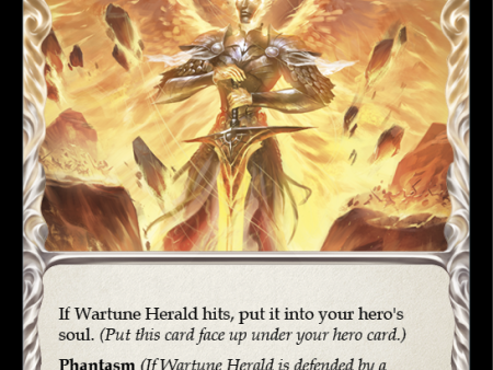 Wartune Herald (Yellow) [U-MON027-RF] Unlimited Rainbow Foil Online now