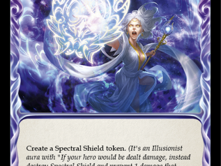 Prismatic Shield (Blue) [U-MON094-RF] Unlimited Rainbow Foil Fashion